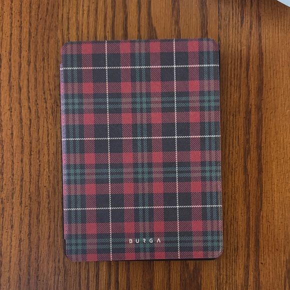 BURGA Red and Black Plaid Kindle Case - Picture 3 of 5